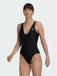Adidas Costum de baie Iconisea 3-Stripes Swimsuit HI1082 Negru Fitted Fit Costum de baie dama