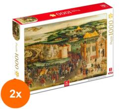 DEICO Set 2 x Puzzle 1000 Piese Deico, Royal Collection, Field of the Cloth of Gold (OTD-2xTOY-76670)