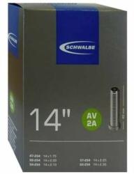 Schwalbe AV2A 14 x 1, 75-2, 35 (47/60-254) belső gumi, AV40 (40 mm hosszú szeleppel, autós)