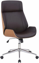 PAAL Varel modern irodai szék forgószék barna-natúr 314576