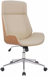 PAAL Varel modern irodai szék forgószék krém-natúr 314574