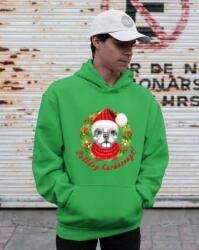  Bulldog Karácsonyt kapucnis pulóver - egyedi mintás, 4 színben, 5 (NOIPUL170553)