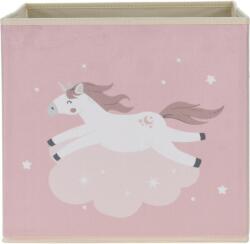 4-Home Cutie textilă pentru copii Unicorn dream roz, 32 x 32 x 30 cm