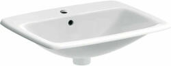 Geberit Selnova Square beépíthető mosdó 55x46 cm, csaplyukkal és túlfolyóval 501.466. 00.7 (501.466.00.7) - szaniteresklimacenter