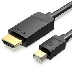 Vention HDMI/M -> HDMI/F (8K, hosszabbító, fekete), 1, 5m, kábel (AHBBG)
