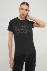Desigual t-shirt női, fekete - fekete S - answear - 18 990 Ft