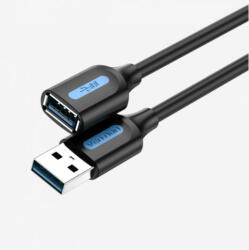 Vention USB-A 3.0/M -> USB-A 3.0/F, (hosszabbító, PVC), 2m, kábel (CBHBH)