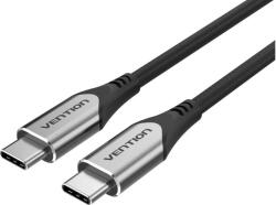 Vention USB-C 3.1/M -> USB-C 3.1/M, (szövet, szürke), 0, 5m, kábel (TAAHD) - onlinepatron
