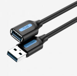 Vention USB-A 3.0/M -> USB-A 3.0/F, (hosszabbító, PVC), 1m, kábel (CBHBF)