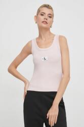 Calvin Klein Jeans top női, rózsaszín - rózsaszín M - answear - 11 190 Ft