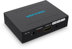 Vention HDMI -> HDMI/Optical Fiber Audio/2RCA Audio, (fekete), konverter (AFHB0) - onlinepatron