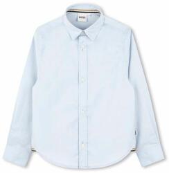 Boss gyerek ing pamutból - kék 138 - answear - 22 990 Ft