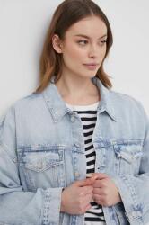 Calvin Klein Jeans farmerdzseki női, átmeneti, oversize - kék XS - answear - 41 990 Ft
