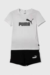PUMA gyerek együttes Logo Tee & Shorts Set fehér - fehér 116