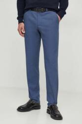 Sisley nadrág férfi, testhezálló - kék 48 - answear - 25 990 Ft
