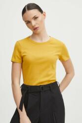 Medicine pamut póló női, sárga - sárga XL - answear - 3 790 Ft