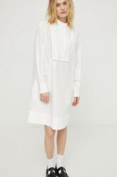 Lovechild pamut ruha fehér, mini, harang alakú - fehér 40