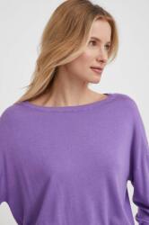 Sisley pulóver selyemkeverékből könnyű, lila - lila S