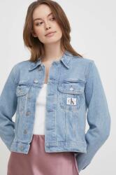 Calvin Klein Jeans farmerdzseki női, átmeneti - kék XS - answear - 30 990 Ft