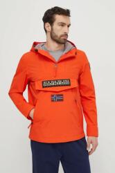 Napapijri rövid kabát férfi, narancssárga, átmeneti - narancssárga L - answear - 77 990 Ft