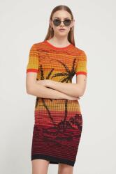 Desigual ruha narancssárga, mini, testhezálló - narancssárga S