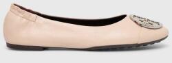 Tory Burch bőr balerina cipő Claire Cap-Toe Ballet bézs, 156309.650 - bézs Női 39