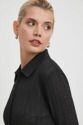 Calvin Klein ing női, galléros, fekete, regular - fekete M