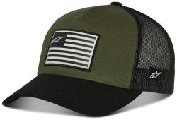 Alpinestars Flag Snap Hat verde-negru (AIM186-547)