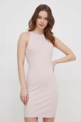 Calvin Klein ruha rózsaszín, mini, harang alakú - rózsaszín S - answear - 30 990 Ft