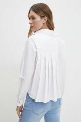 ANSWEAR pamut ing női, galléros, fehér, relaxed - fehér L - answear - 17 990 Ft