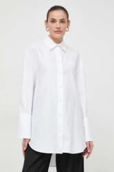 TWINSET pamut ing női, galléros, fehér, relaxed - fehér 36 - answear - 79 990 Ft