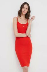Calvin Klein ruha piros, mini, testhezálló - piros L - answear - 21 990 Ft