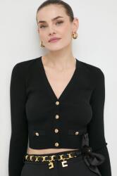 Elisabetta Franchi kardigán fekete, női, könnyű, MK38S41E2 - fekete 36