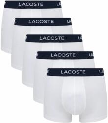 Lacoste Boxeri sport bărbați "Lacoste Casual Cotton Stretch Boxer 5P - white