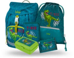 Baagl - SET 5 Airy T-REX: rucsac, penar, geantă, portofel, cutie de gustări (8595689342166)