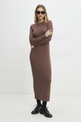 ANSWEAR ruha barna, maxi, testhezálló - barna L - answear - 8 390 Ft