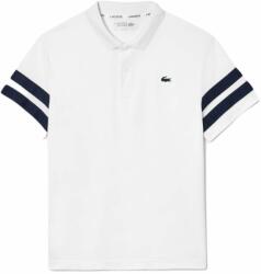 Lacoste Tricouri polo bărbați "Lacoste Ultra-Dry Colourblock Tennis Polo Shirt - white/navy blue