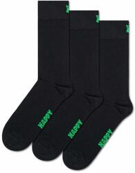 Happy Socks zokni Solid Socks 3 pár fekete - fekete 36/40