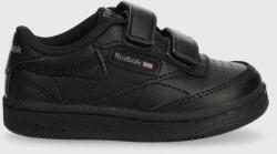 Reebok Classic gyerek bőr sportcipő fekete - fekete 21.5