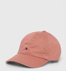 Tommy Hilfiger pamut baseball sapka rózsaszín, sima - rózsaszín Univerzális méret - answear - 12 990 Ft