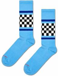 Happy Socks zokni Checked Stripe Sneaker Sock - kék 36/40