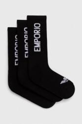 Emporio Armani Underwear zokni 3 db fekete, férfi - fekete Univerzális méret