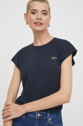 Pepe Jeans pamut póló női, sötétkék - sötétkék S - answear - 8 890 Ft