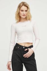 Levi's pamut hosszúujjú rózsaszín - rózsaszín XS