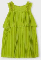 Mayoral gyerek ruha zöld, mini, harang alakú - zöld 98 - answear - 20 990 Ft