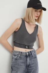 Calvin Klein Jeans top női, szürke - szürke S - answear - 14 990 Ft