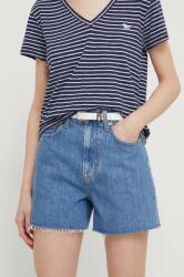 Tommy Jeans farmer rövidnadrág női, sima, magas derekú - kék 26 - answear - 29 990 Ft