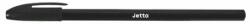 BLUERING Golyóstoll 0, 7mm eldobható, hatszögletű test kupakos Bluering® Jetta, írásszín fekete (MEN-OR-50618)