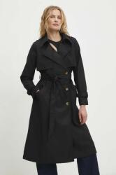ANSWEAR kabát női, fekete, átmeneti, kétsoros gombolású - fekete L - answear - 26 990 Ft