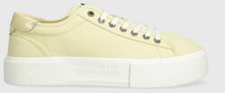 Tommy Hilfiger sportcipő TJW FOXING FLATFORM SNEAKER sárga, női, EN0EN02480 - sárga Női 36